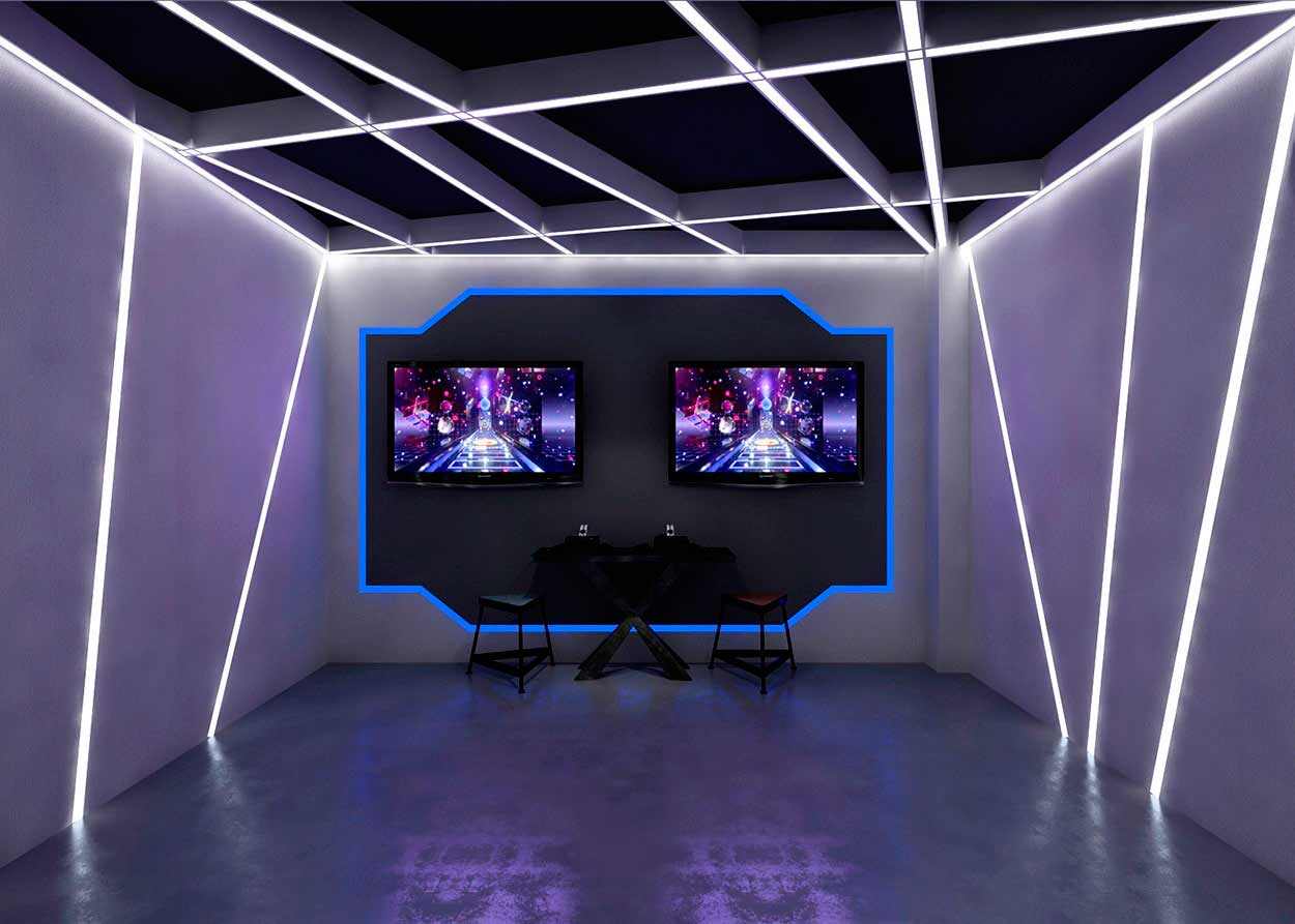 科技娛樂VR展廳設計-極客VR體驗館si空間設計